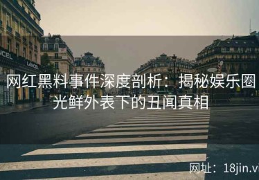 网红黑料事件深度剖析：揭秘娱乐圈光鲜外表下的丑闻真相
