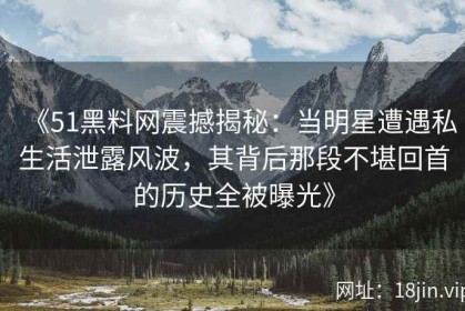 《51黑料网震撼揭秘：当明星遭遇私生活泄露风波，其背后那段不堪回首的历史全被曝光》