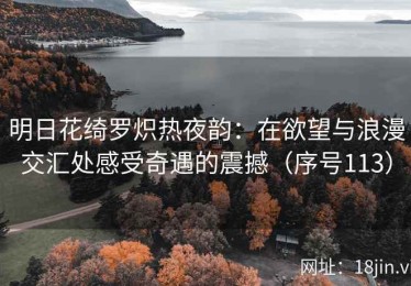 明日花绮罗炽热夜韵：在欲望与浪漫交汇处感受奇遇的震撼（序号113）