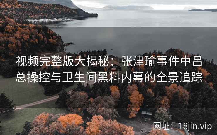 视频完整版大揭秘：张津瑜事件中吕总操控与卫生间黑料内幕的全景追踪