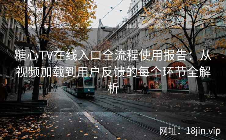 糖心TV在线入口全流程使用报告：从视频加载到用户反馈的每个环节全解析