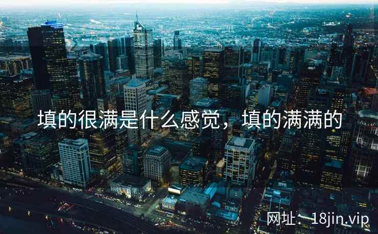 填的很满是什么感觉，填的满满的