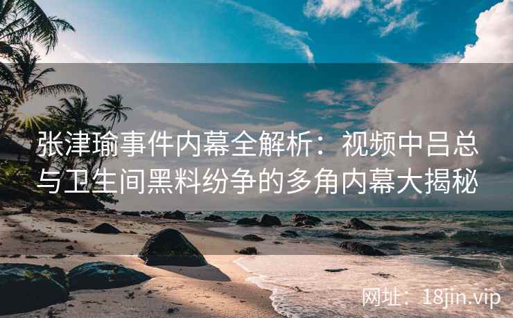 张津瑜事件内幕全解析：视频中吕总与卫生间黑料纷争的多角内幕大揭秘