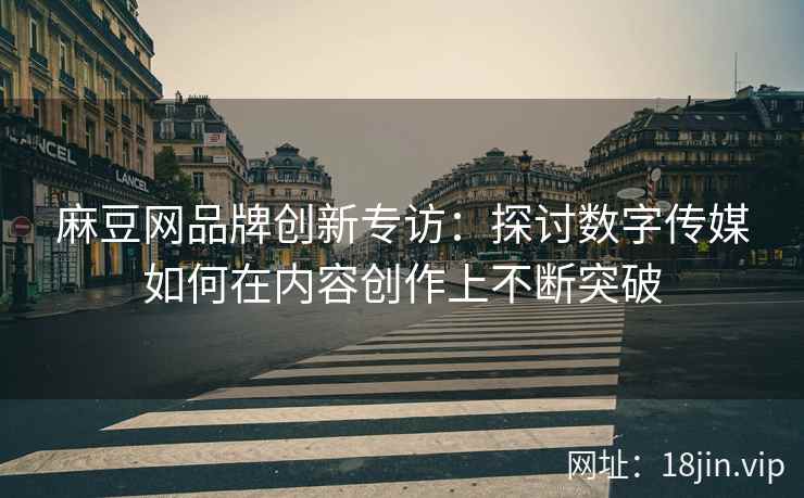 麻豆网品牌创新专访：探讨数字传媒如何在内容创作上不断突破