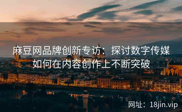 麻豆网品牌创新专访：探讨数字传媒如何在内容创作上不断突破
