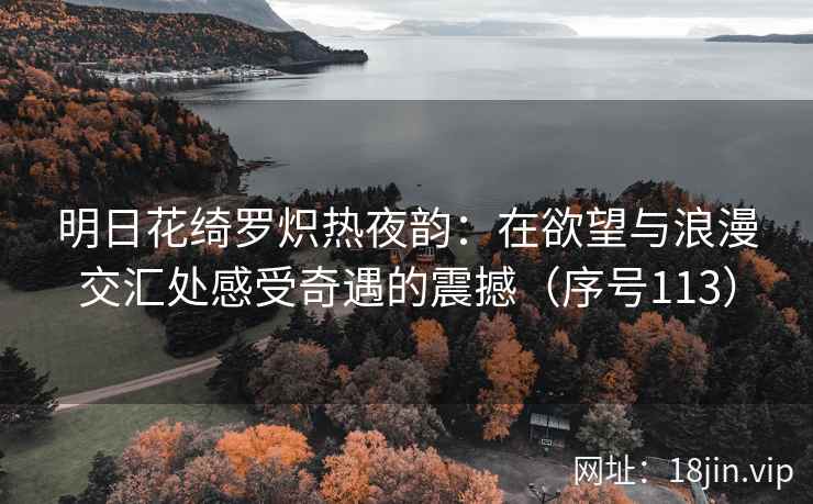 明日花绮罗炽热夜韵：在欲望与浪漫交汇处感受奇遇的震撼（序号113）